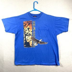 VTG Harley Davidson Pocket Worth North South Flying Eagle Motorcycle XL Single